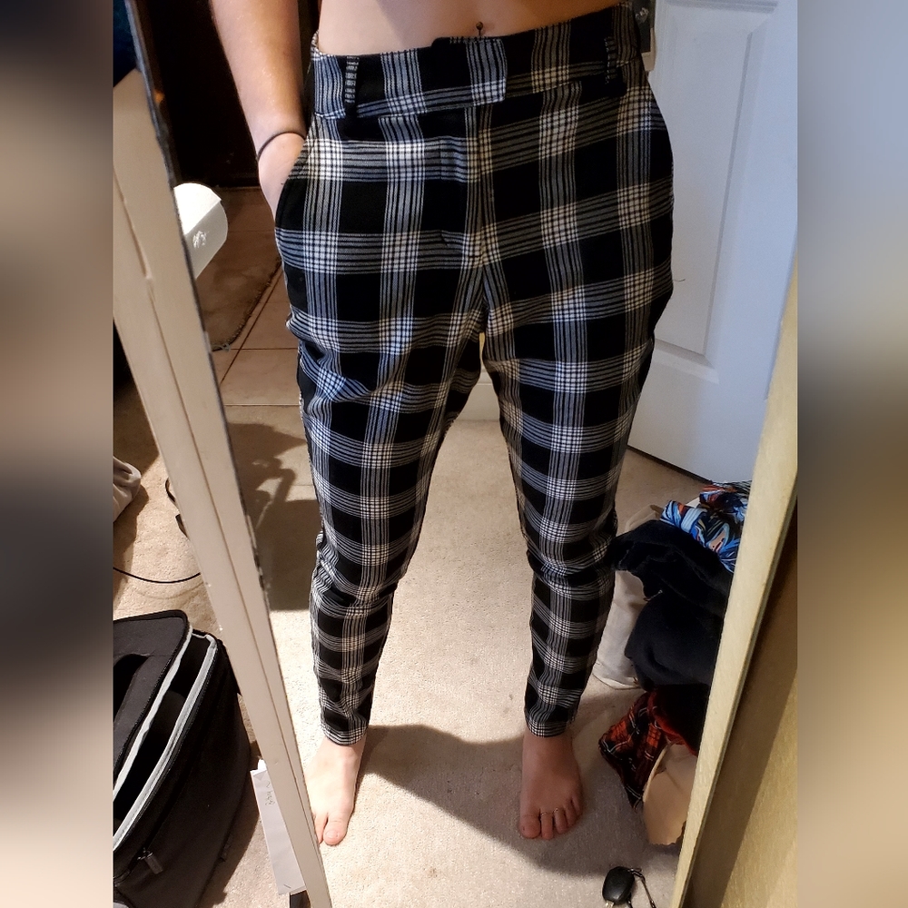Plaid trousers